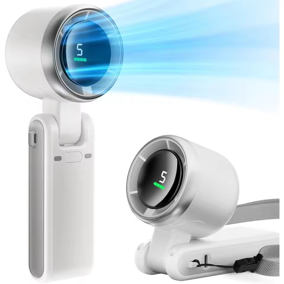 Outdoor Power With Timer - مروحة صغيرة محمولة للرقبة بسعة 10000