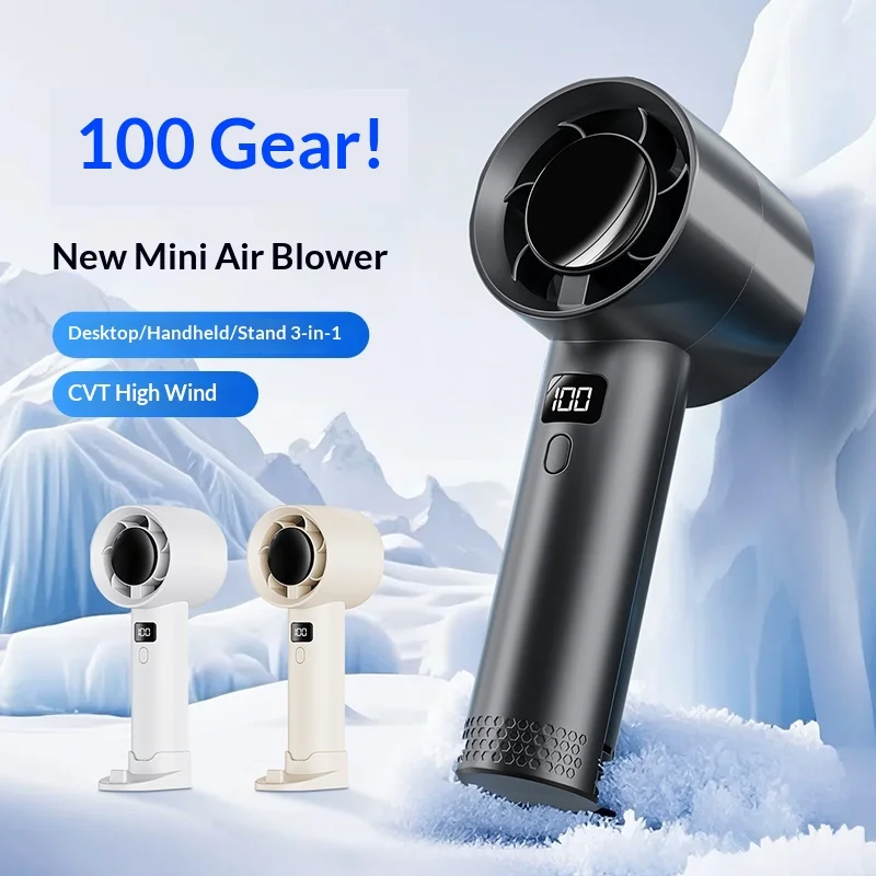 Outdoor Power With Timer - مروحة صغيرة محمولة باليد، قوية بسرعة