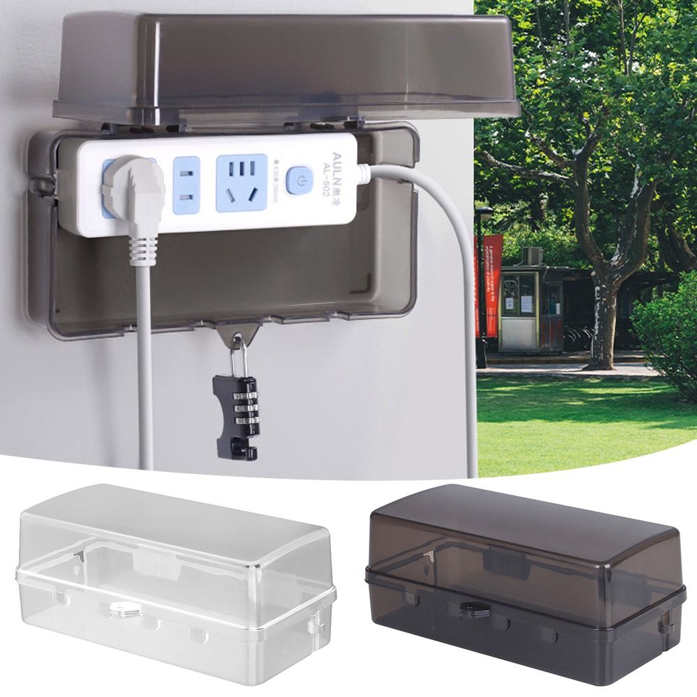 Outdoor Power Socket Cover - صندوق توصيل بلاستيكي متين مضاد للسرقة
