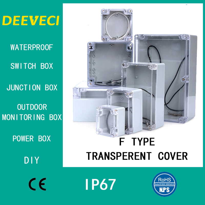 Outdoor Power Board Box - شفاف مقاوم للماء في الهواء الطلق