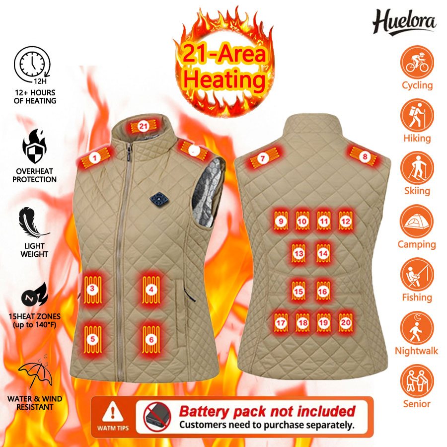 Outdoor Power Equipment - Huelora 21 منطقة التدفئة سترة الشتاء