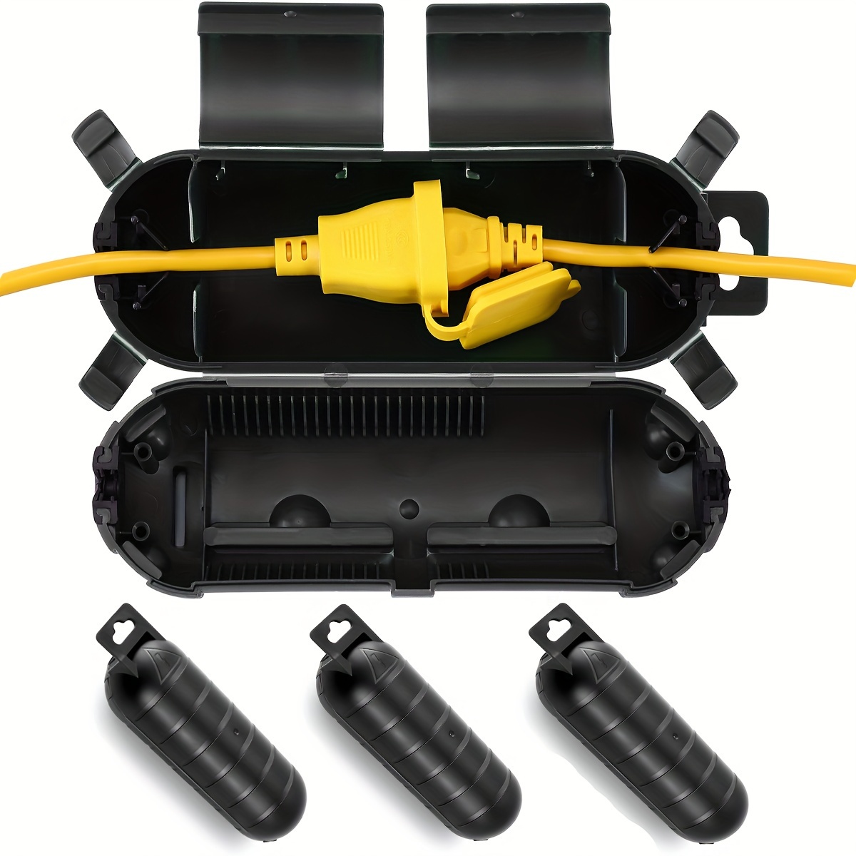 Outdoor Power Socket Cover - غطاء أمان واقٍ لتوصيل سلك التمديد،