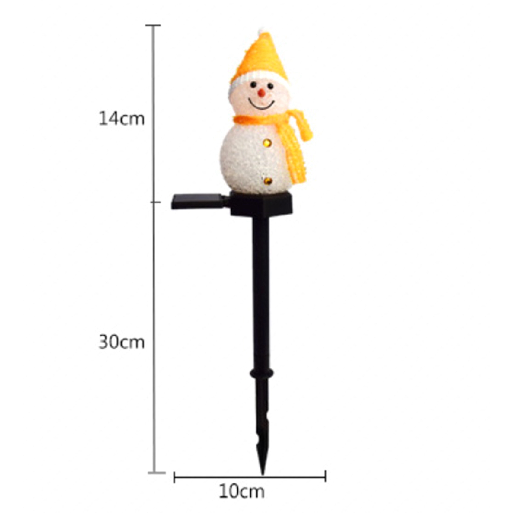 Outdoor Solar Power Xmas Lights - أضواء شمسية على شكل رجل الثلج