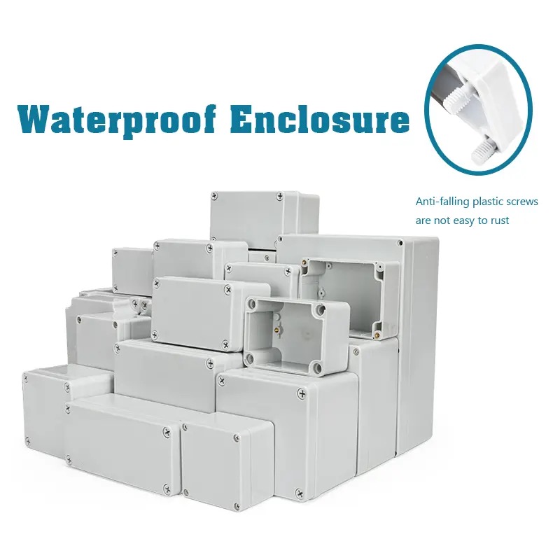 Outdoor Power Socket Cover - IP67 رمادي/غطاء واضح في الهواء الطلق