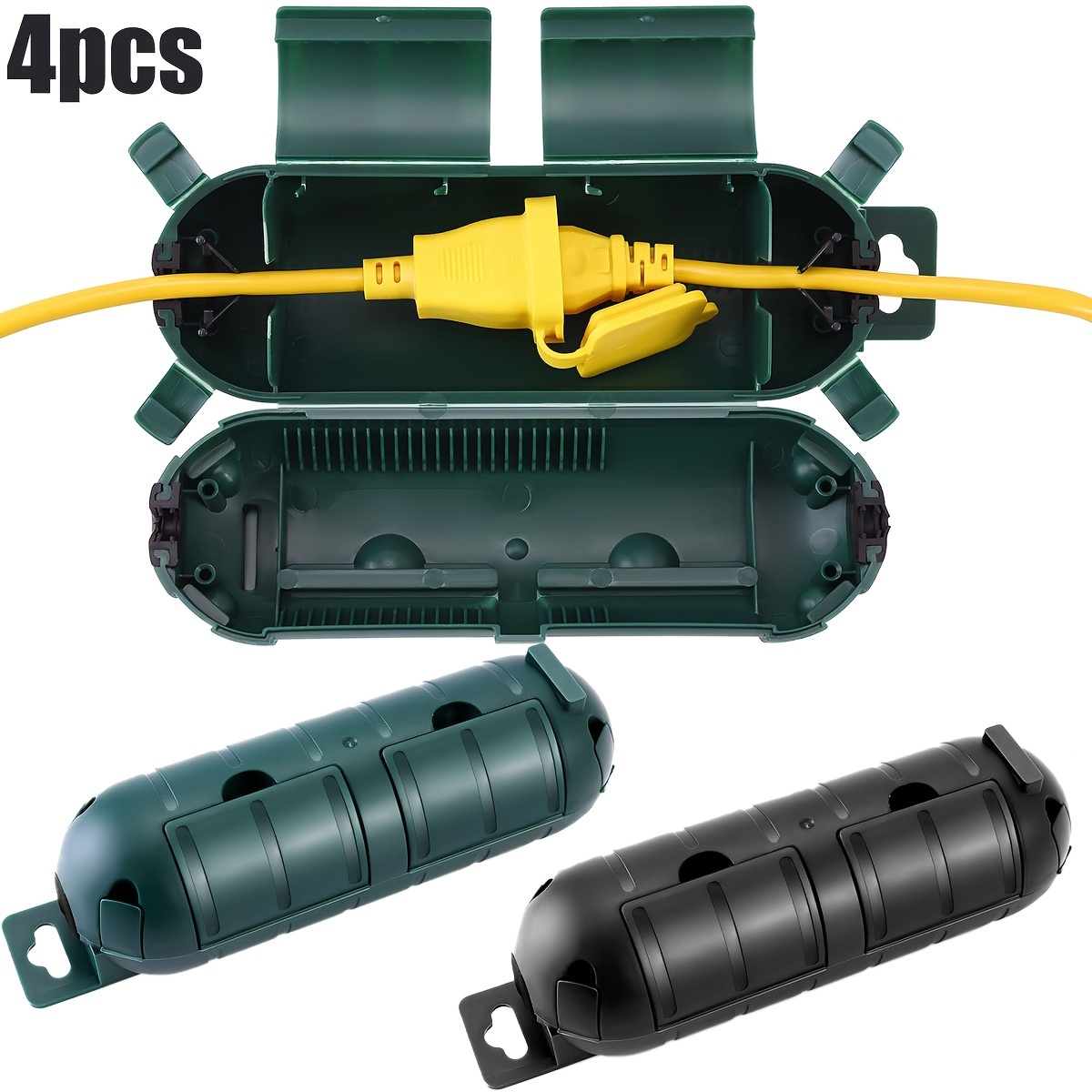 Outdoor Power Socket Cover - 4 قطع من غطاء أمان سلك