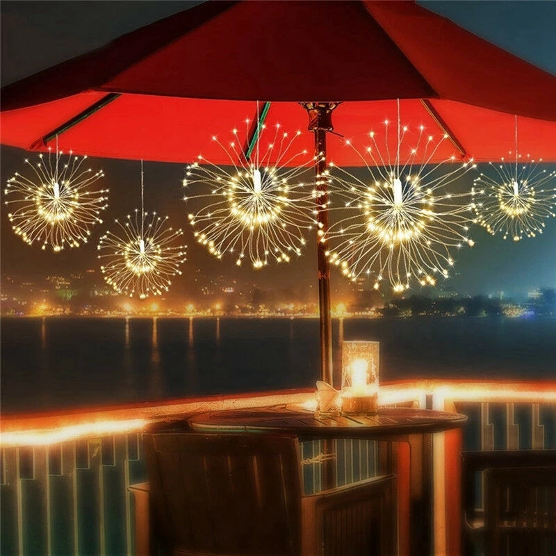Outdoor Solar Power Xmas Lights - 120Led 200 Led الشمسية مصباح Starburst