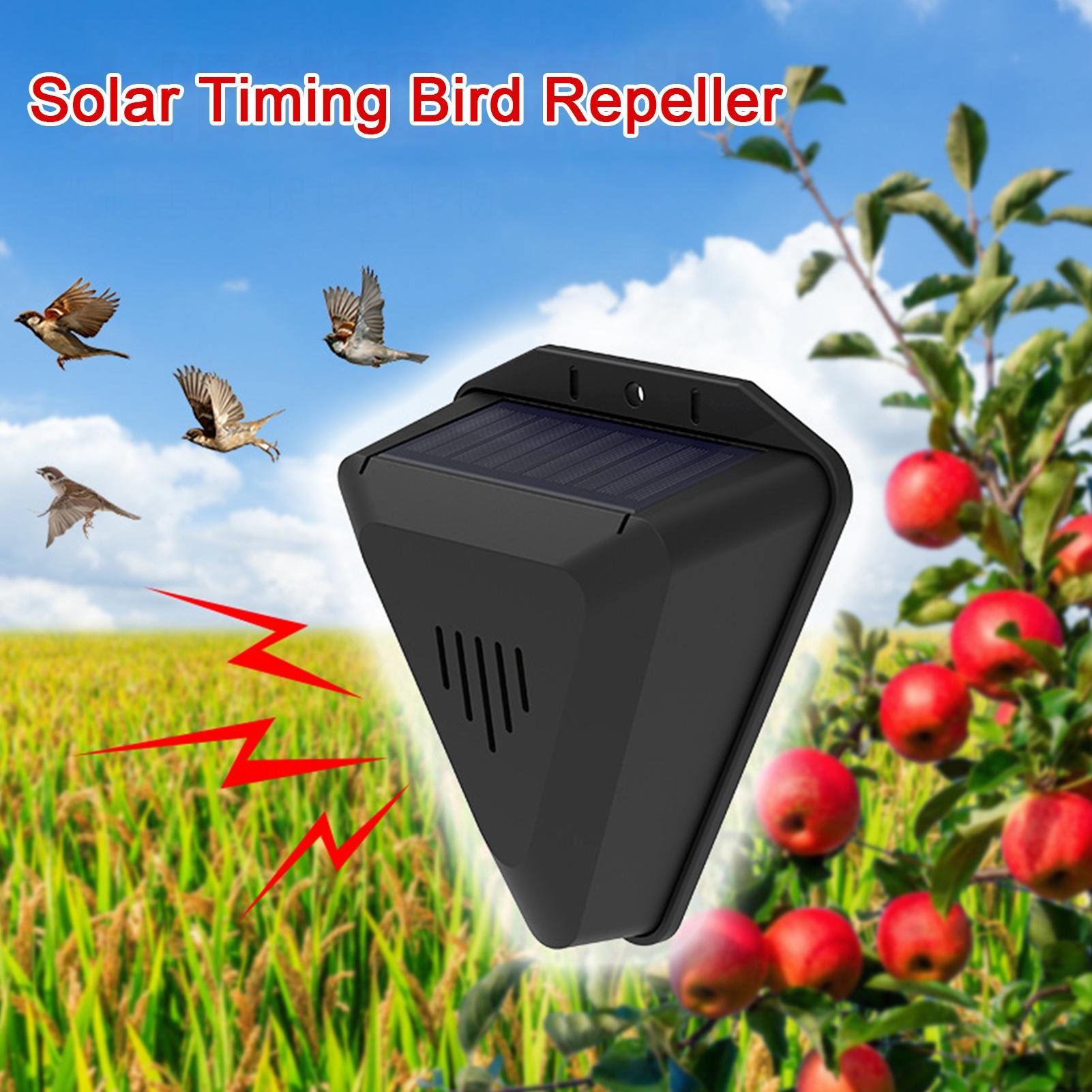Outdoor Power With Timer - جهاز طارد للطيور يعمل بالطاقة الشمسية