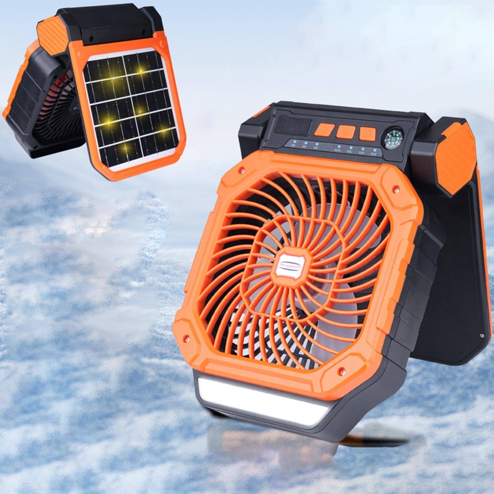 Outdoor Power With Timer - مروحة خارجية تعمل بالطاقة الشمسية مع
