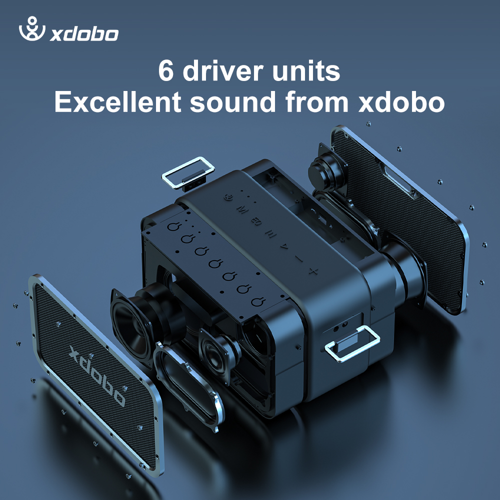 XDOBO 1983 ماكس 120 واط سمّاعا - مراجعة Outdoor Power Board Box وسعره