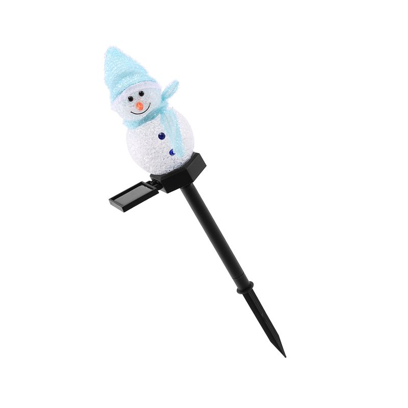 أضواء شمسية على شكل رجل الثلج  - مراجعة Outdoor Solar Power Xmas Lights وسعره