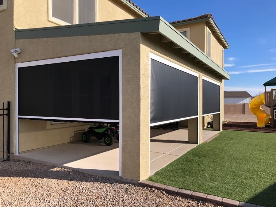 ستائر خارجية آلية مقاومة للماء - مراجعة Outdoor Power Blinds وسعره
