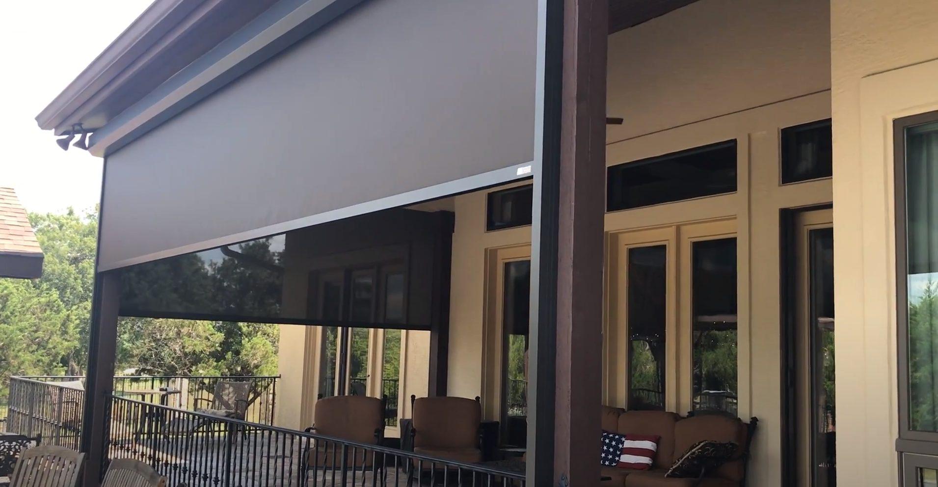 ستائر خارجية آلية مقاومة للماء - مراجعة Outdoor Power Blinds وسعره