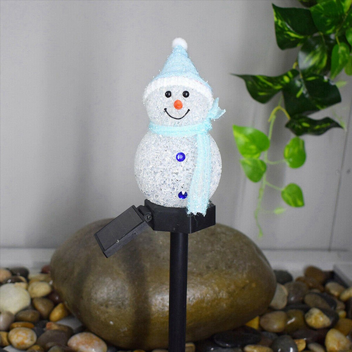 N84R 4X أضواء شمسية على شكل رج - مراجعة Outdoor Solar Power Xmas Lights وسعره