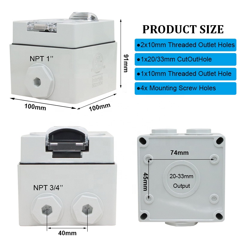 50 أمبير مولد RV صندوق مداخل ا - مراجعة Outdoor Power Outlet وسعره