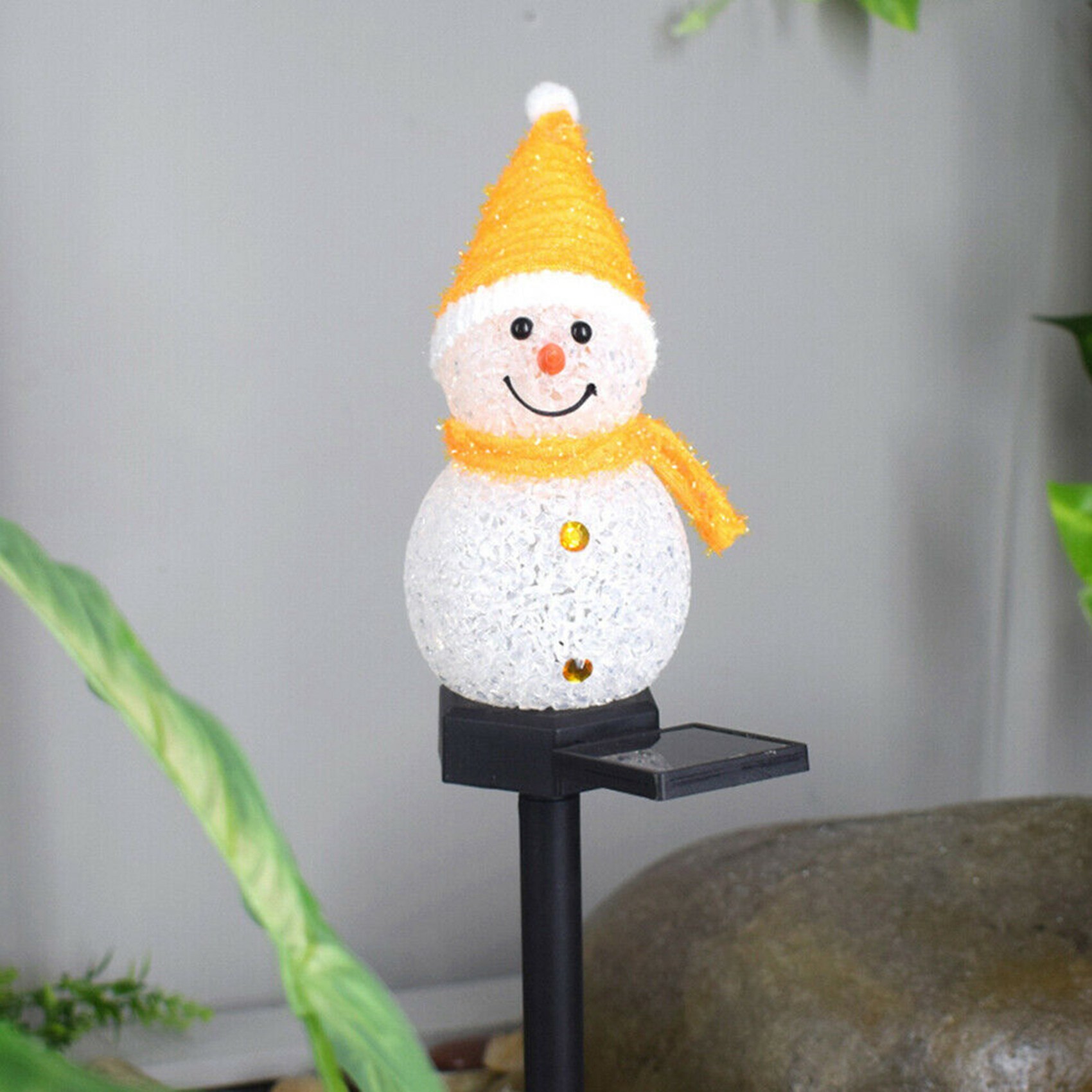 أضواء شمسية على شكل رجل الثلج  - مراجعة Outdoor Solar Power Xmas Lights وسعره