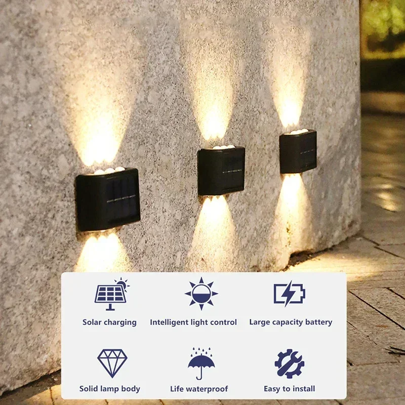 مصباح جداري شمسي LED خارجي مقا - مراجعة Outdoor Power Lights وسعره