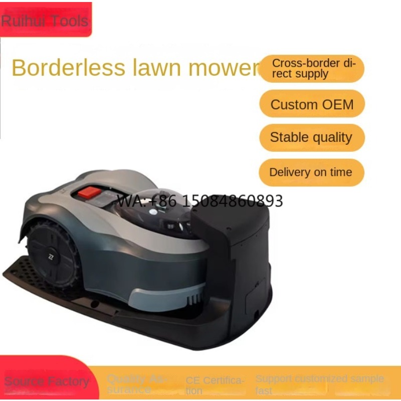 جزازة عشب روبوتية ذكية عالية ا - مراجعة Lawn Mower Battery وسعره