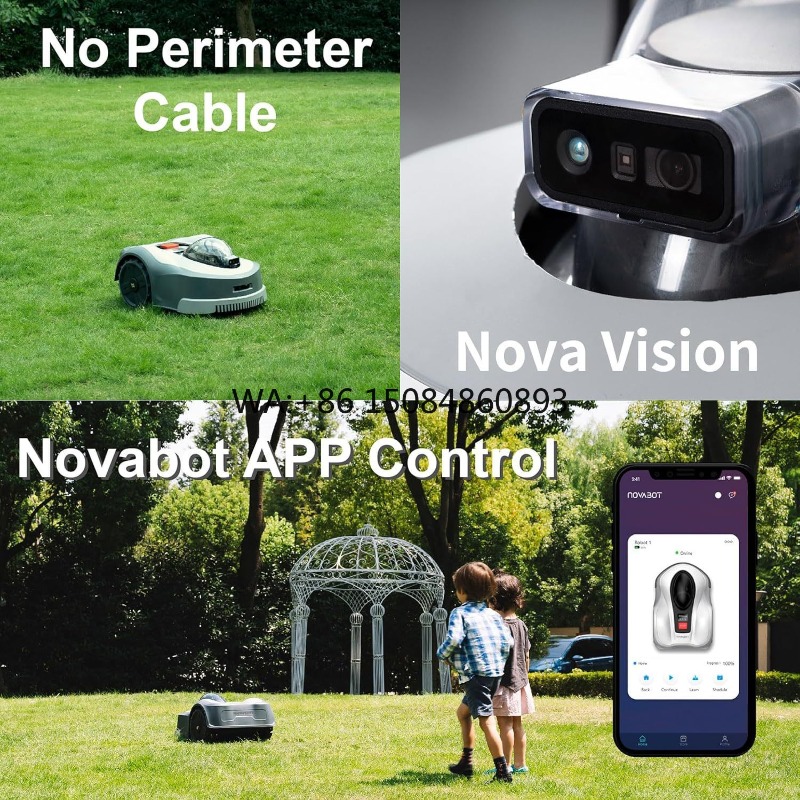 جزازة عشب روبوتية ذكية عالية ا - مراجعة Lawn Mower Battery وسعره