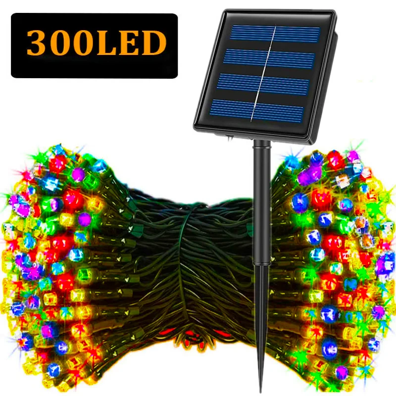 5M-32M LED سلسلة أضواء الشمسية - مراجعة Outdoor Solar Power Xmas Lights وسعره