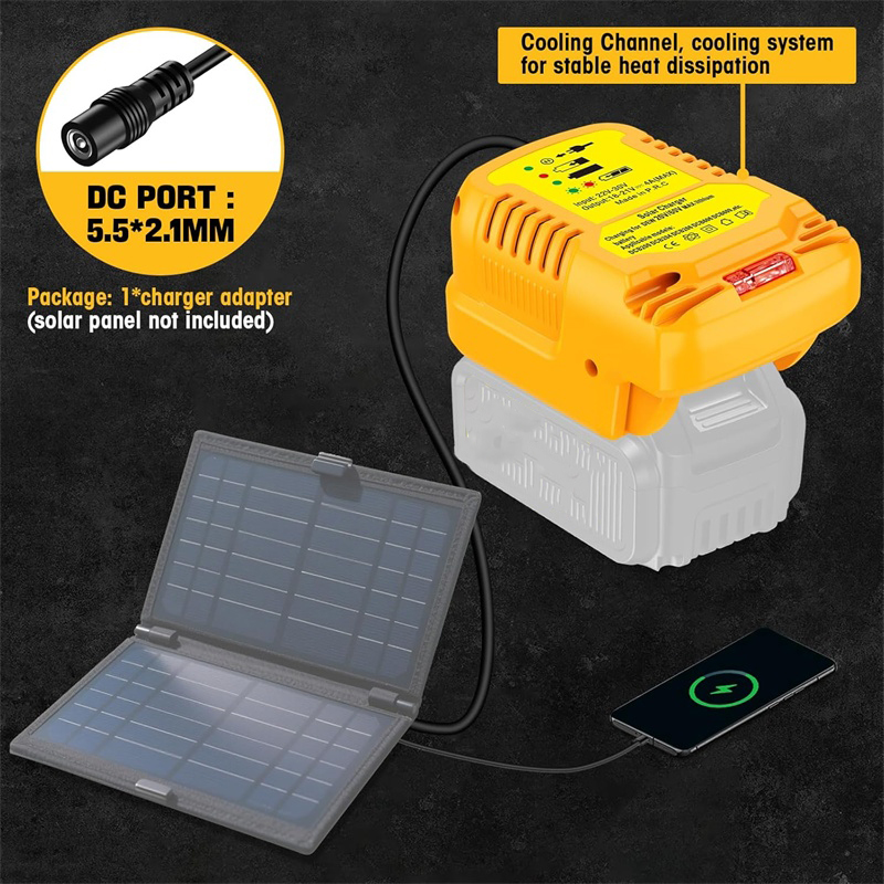 محول طاقة شمسية بمقبس تيار مست - مراجعة Outdoor Power Adapter وسعره