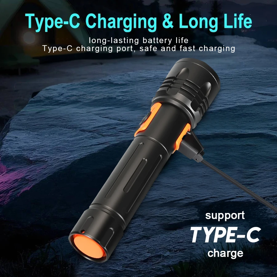 مصباح يدوي LED عالي الطاقة USB - مراجعة Outdoor Power Lights وسعره