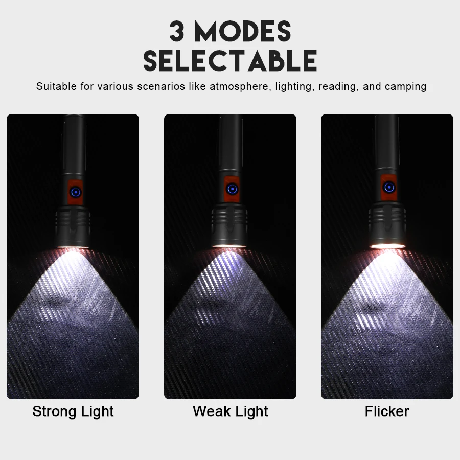 مصباح يدوي LED عالي الطاقة USB - مراجعة Outdoor Power Lights وسعره