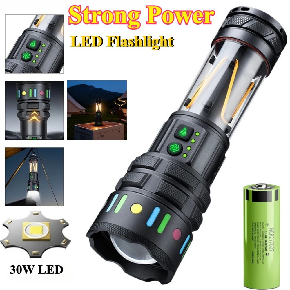 مصباح يدوي LED قوي فائق السطوع - مراجعة Outdoor Power Lights وسعره