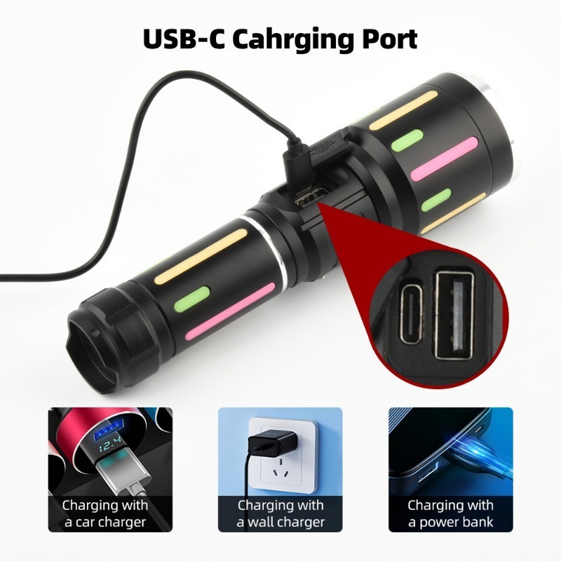 مصباح يدوي فلورسنت أبيض عالي ا - مراجعة Outdoor Power Lights وسعره