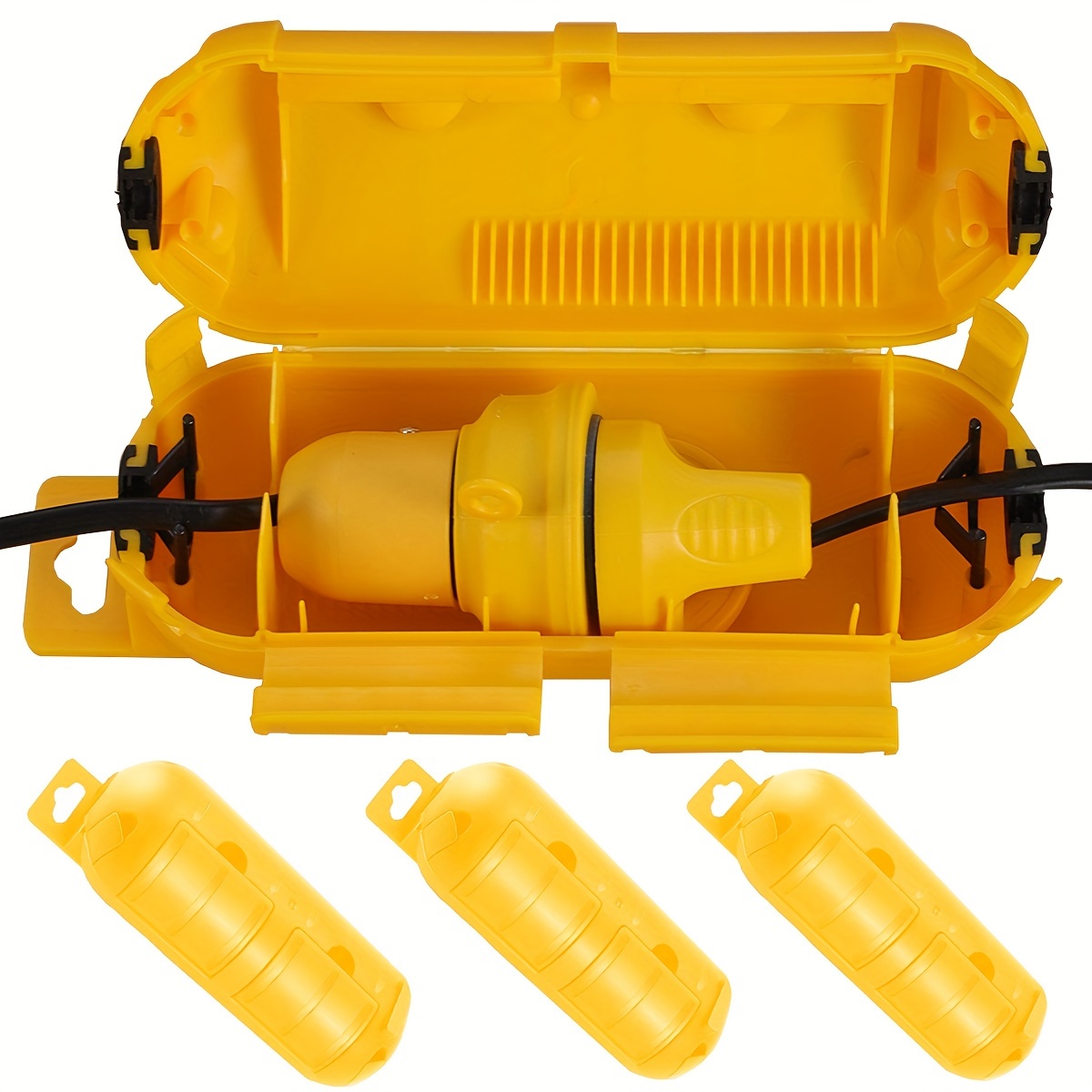 غطاء أمان للأسلاك الصفراء مع خ - مراجعة Outdoor Power Outlet وسعره