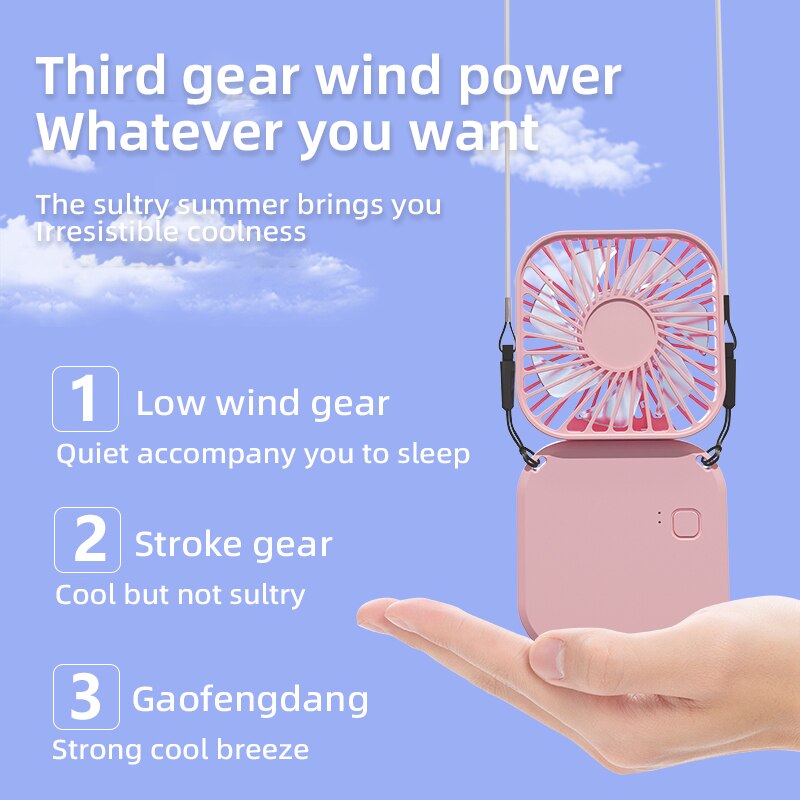 الصيف مريحة حزام شنت USB مروحة - مراجعة Outdoor Power With Timer وسعره