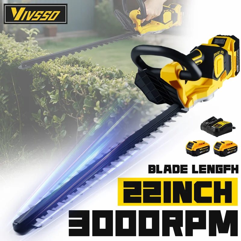 VIVSSO اللاسلكي أداة تشذيب الت - مراجعة Lawn Mower Battery وسعره