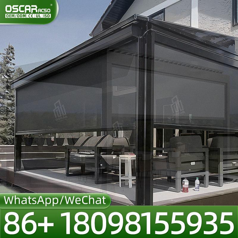 مظلة أكشاك خارجية حديثة تعمل ب - مراجعة Outdoor Power Blinds وسعره