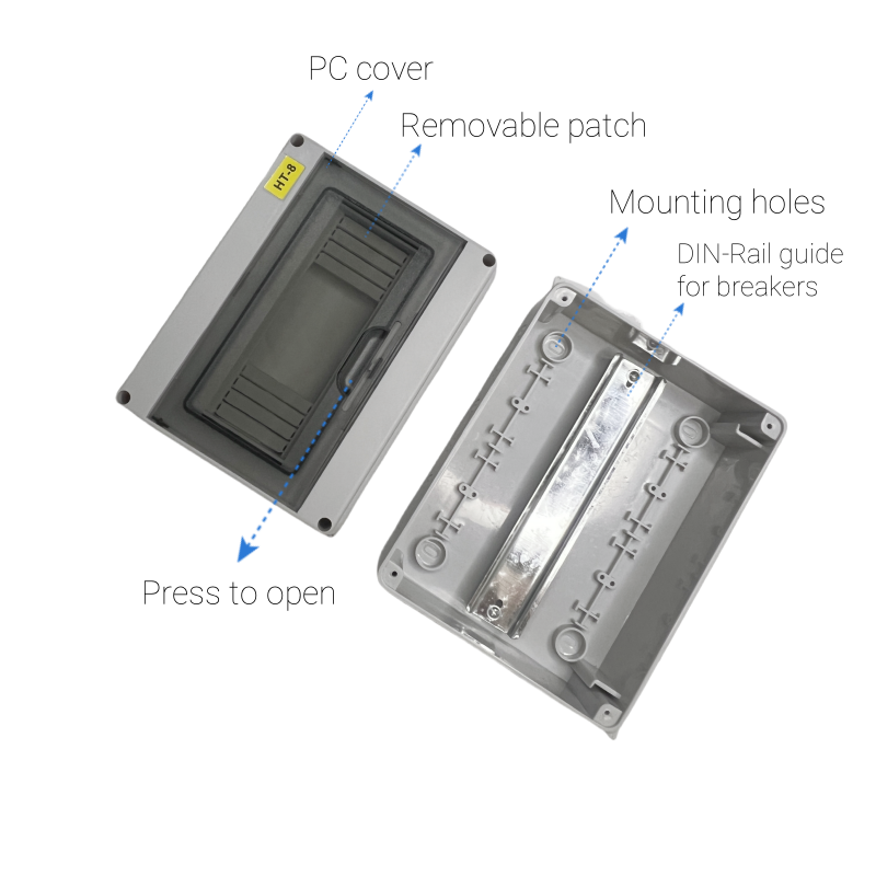 صندوق توزيع IP65 لقواطع التيار - مراجعة Outdoor Power Board Box وسعره