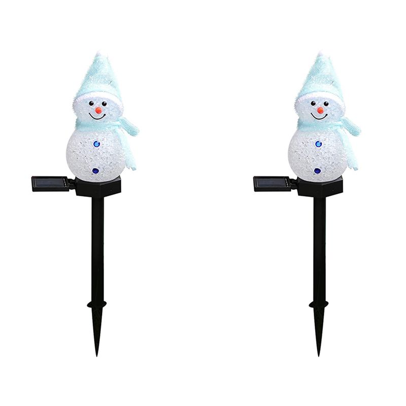 أضواء شمسية على شكل رجل الثلج  - مراجعة Outdoor Solar Power Xmas Lights وسعره