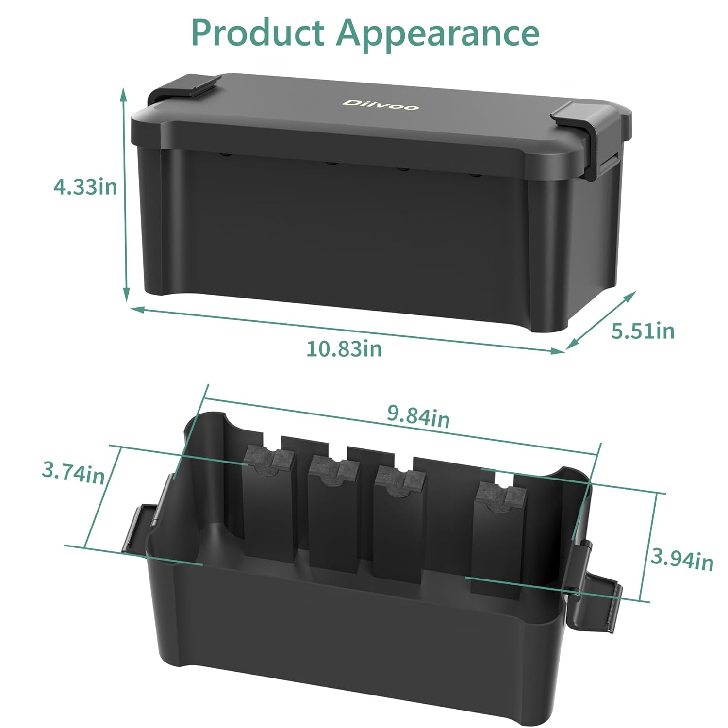 Diivoo صندوق كهربائي مقاوم للم - مراجعة Outdoor Power Adapter وسعره