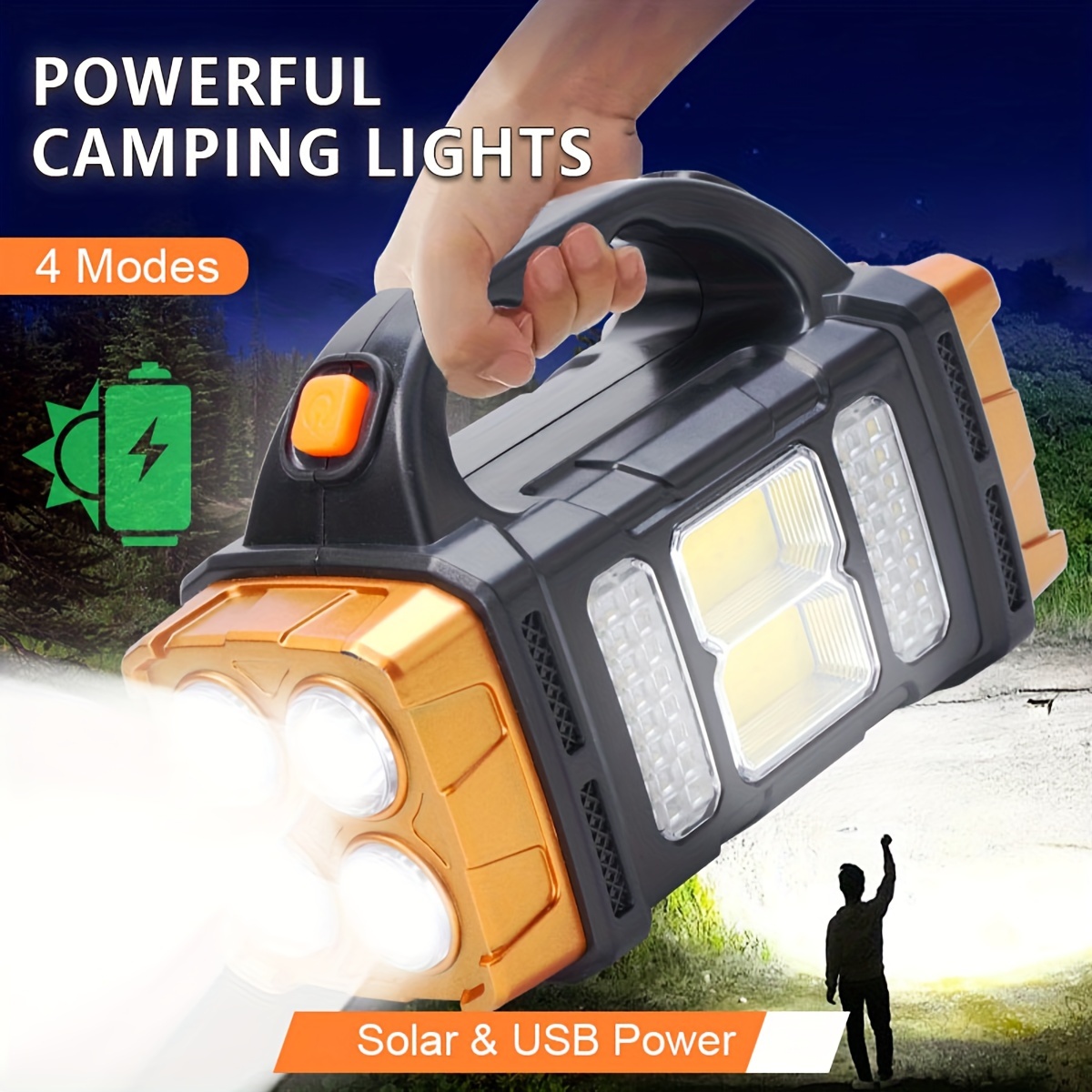 مصباح يدوي LED شمسي عالي الطاق - مراجعة Outdoor Power Equipment وسعره
