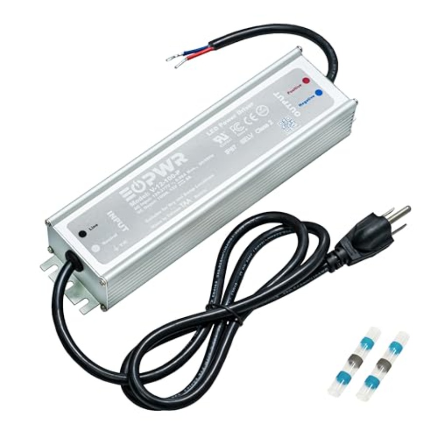 محول طاقة LED مقاوم للماء IP67 - مراجعة Outdoor Power Adapter وسعره