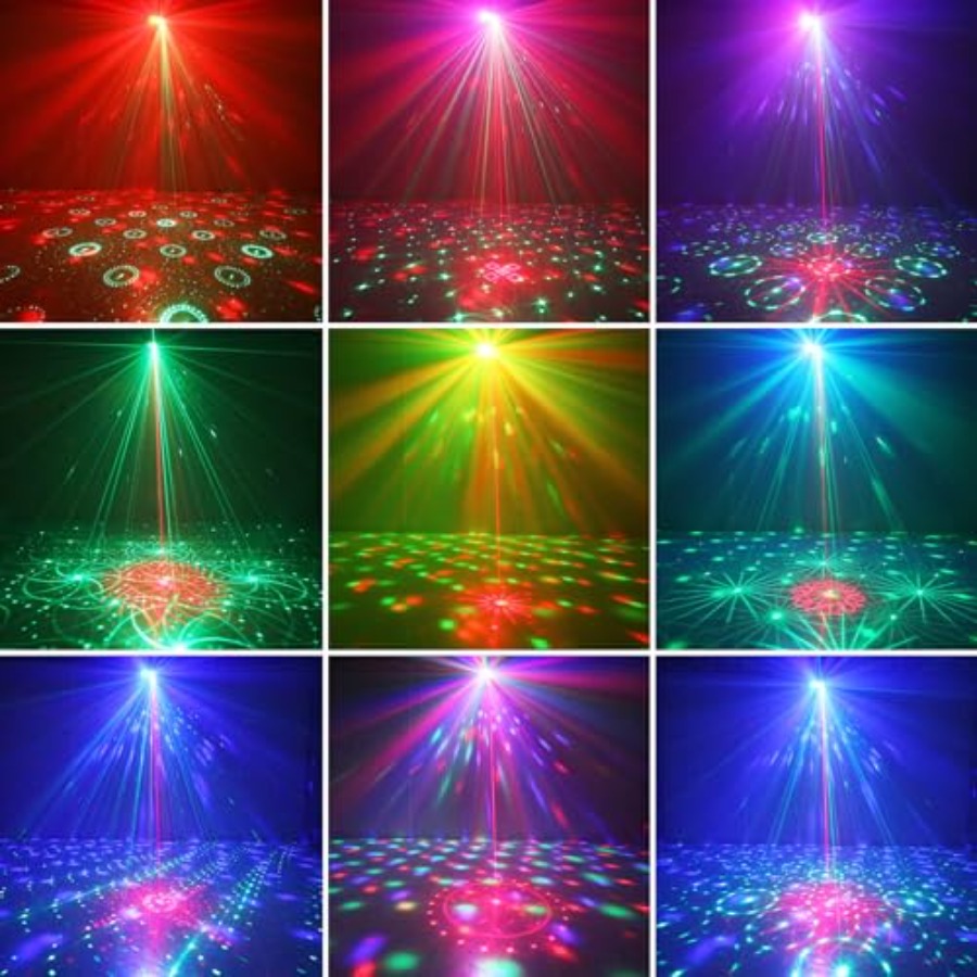 إضاءة كرة ديسكو بـ 7 عدسات تعم - مراجعة Outdoor Solar Power Xmas Lights وسعره