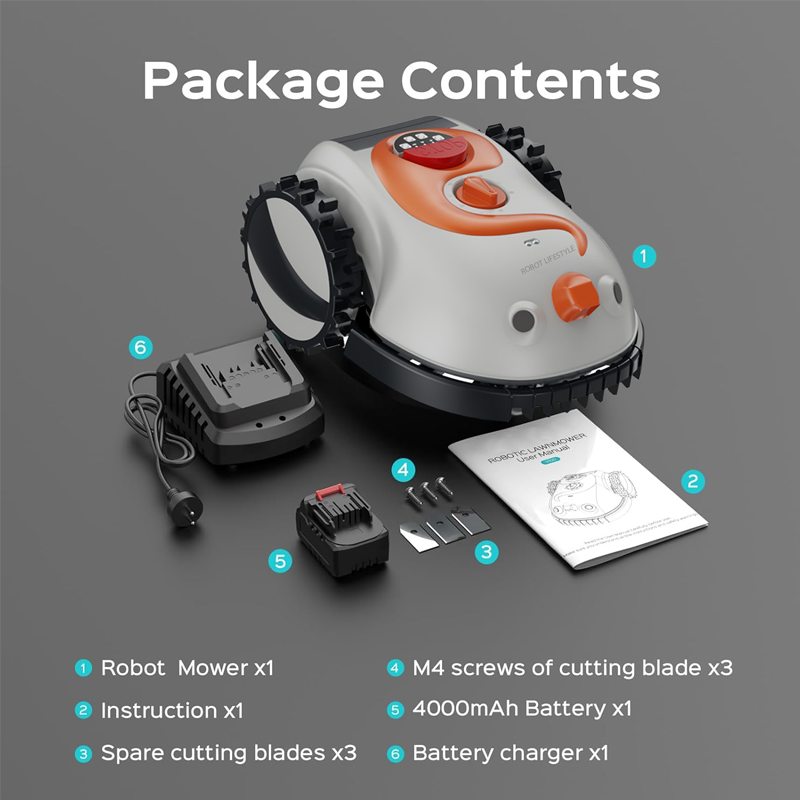 جزازات العشب الآلية اللاسلكية  - مراجعة Lawn Mower Battery وسعره