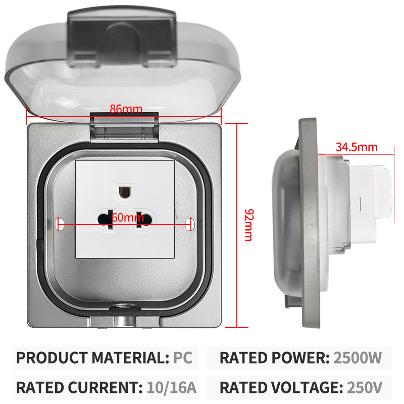 مقبس خارجي مقاوم للماء IP65، ل - مراجعة Outdoor Power Adapter وسعره
