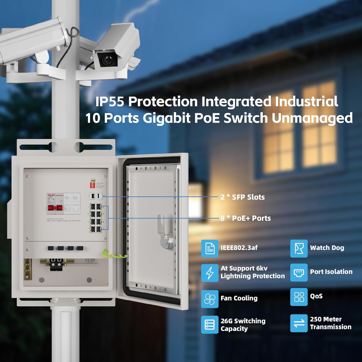 صندوق شبكة ذكي خارجي من KeepLi - مراجعة Outdoor Power Equipment وسعره